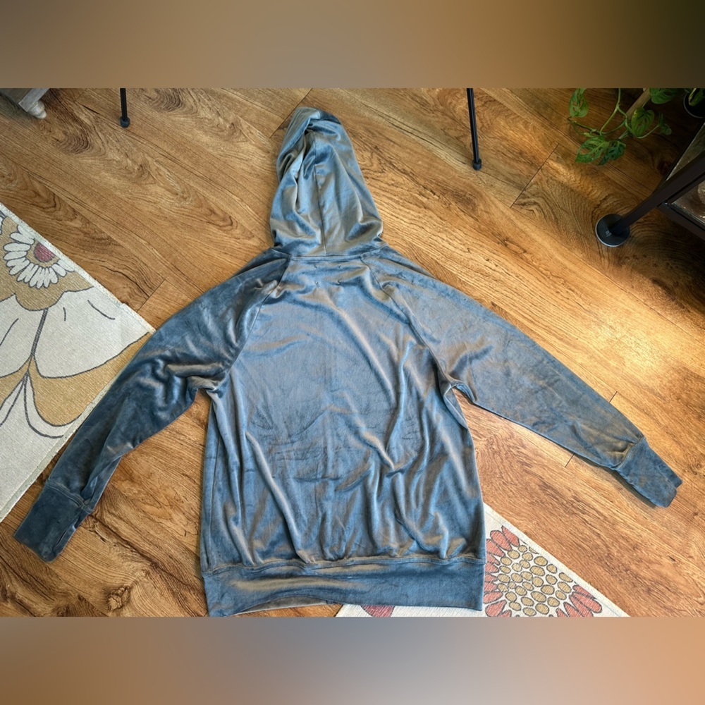 aerie OFFLINE Women’s After Party Velour Oversized Full Zip Hoodie. Like new - Picture 6 of 9